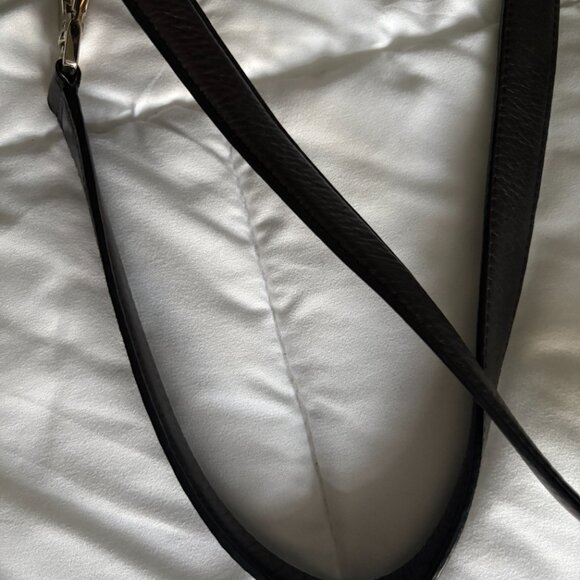 CALVIN KLEIN Dark Brown Pebbled Leather Shoulder Tote Bag Large BOHO Preppy - Picture 16 of 16